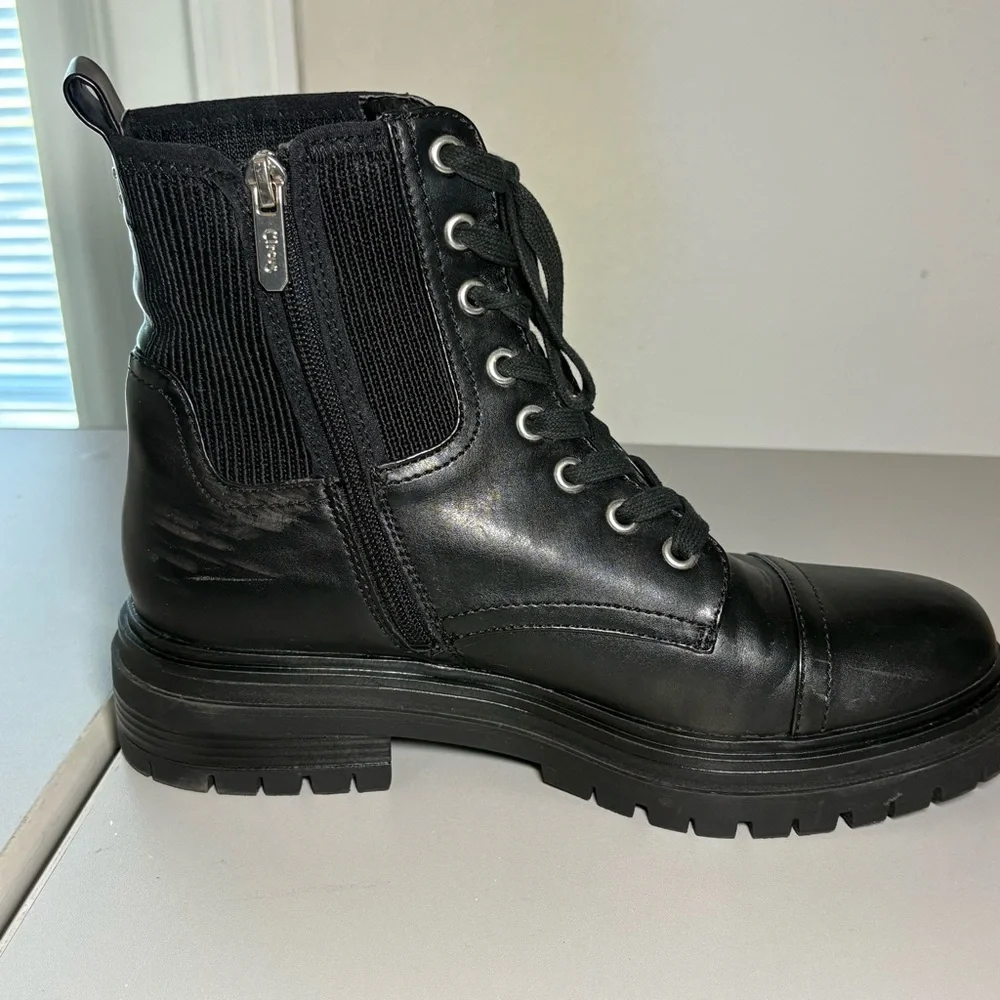 Circus by Sam Edelman Black Combat Boots for Women Size 8 - Picture 2 of 9